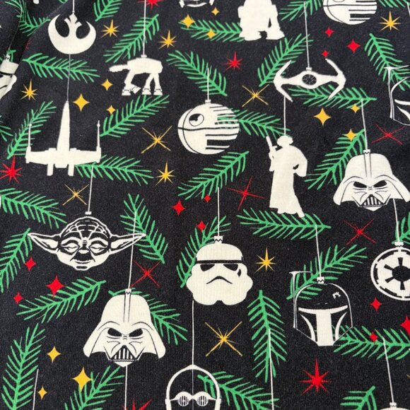Hanna Anderson Star Wars Christmas Holiday Themed Boys Pajama Set Size 10 - Picture 5 of 5